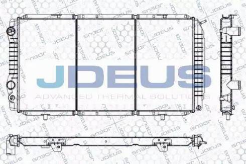 Jdeus RA0070030 - Радиатор, охлаждение двигателя autospares.lv