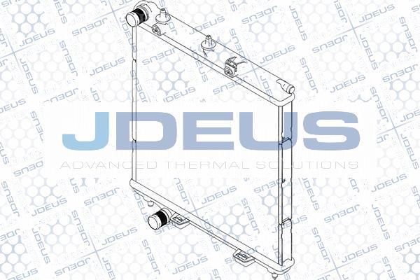 Jdeus RA0070191 - Радиатор, охлаждение двигателя autospares.lv