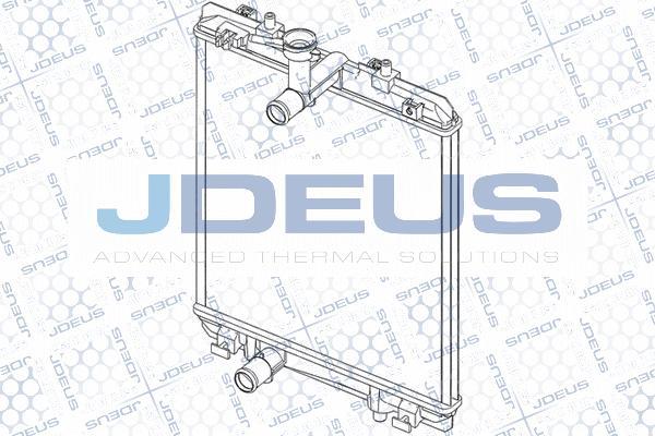 Jdeus RA0070160 - Радиатор, охлаждение двигателя autospares.lv