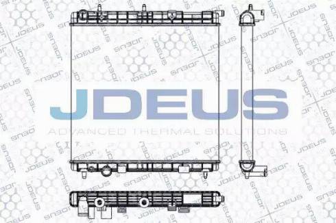 Jdeus RA0070110 - Радиатор, охлаждение двигателя autospares.lv