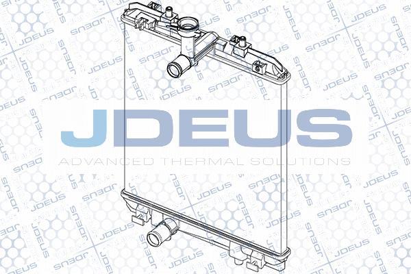 Jdeus RA0070170 - Радиатор, охлаждение двигателя autospares.lv