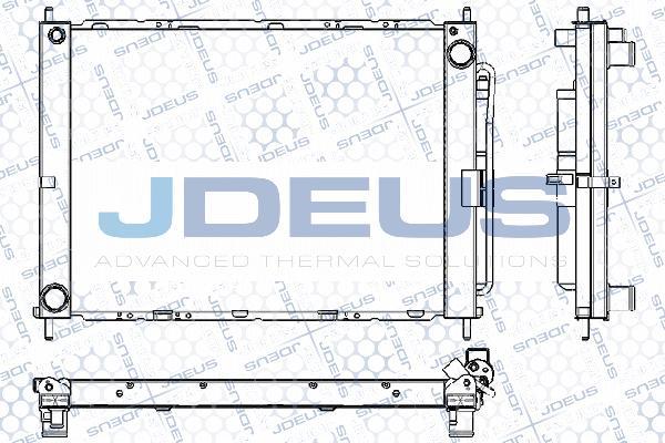 Jdeus RA0190190 - Модуль охлаждения autospares.lv