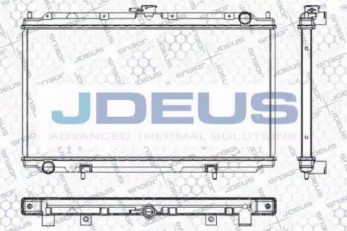 Jdeus RA0190171 - Радиатор, охлаждение двигателя autospares.lv