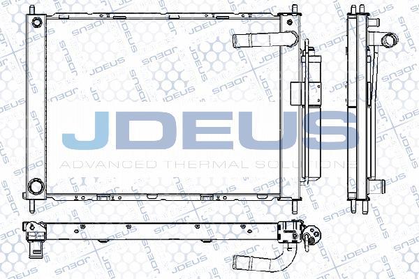 Jdeus RA0190200 - Модуль охлаждения autospares.lv