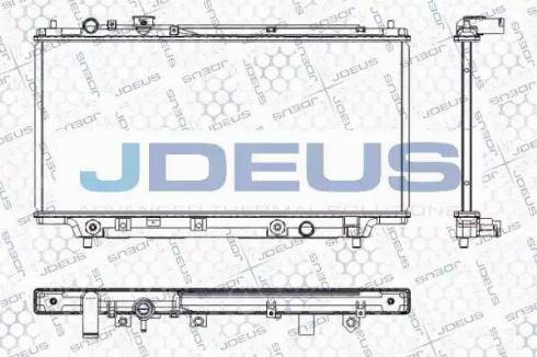 Jdeus RA0160151 - Радиатор, охлаждение двигателя autospares.lv