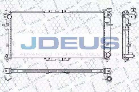 Jdeus RA0160120 - Радиатор, охлаждение двигателя autospares.lv