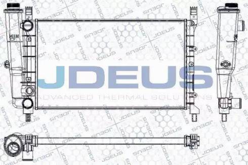 Jdeus RA0110950 - Радиатор, охлаждение двигателя autospares.lv