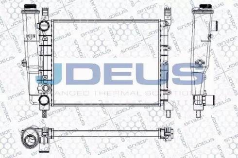 Jdeus RA0110400 - Радиатор, охлаждение двигателя autospares.lv