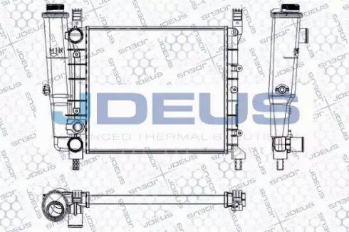 Jdeus RA0110390 - Радиатор, охлаждение двигателя autospares.lv