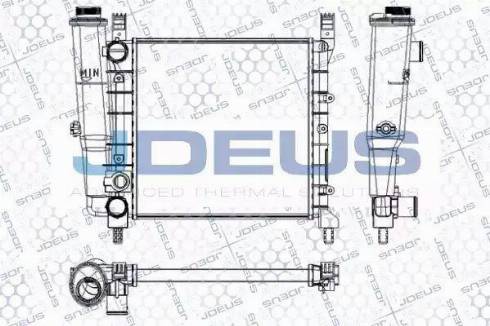 Jdeus RA0110380 - Радиатор, охлаждение двигателя autospares.lv