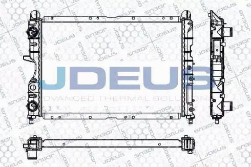 Jdeus RA0110240 - Радиатор, охлаждение двигателя autospares.lv