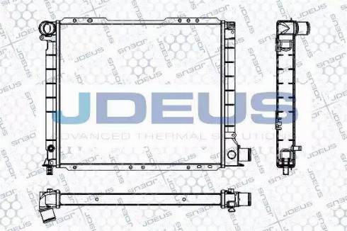 Jdeus RA0110270 - Радиатор, охлаждение двигателя autospares.lv