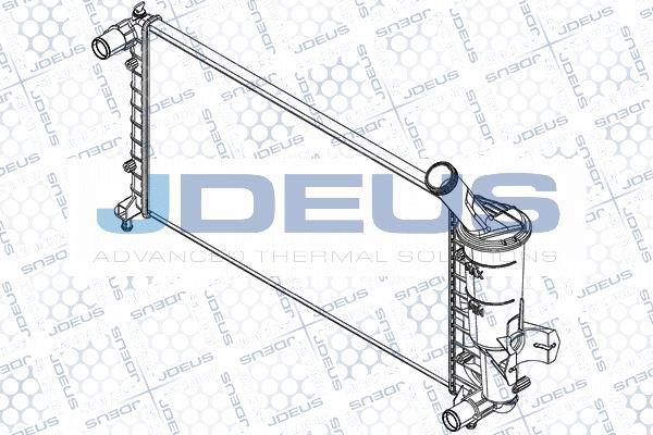 Jdeus RA0110750 - Радиатор, охлаждение двигателя autospares.lv