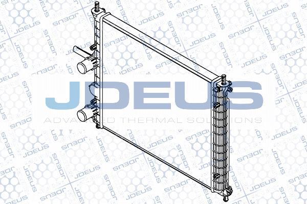 Jdeus RA0111170 - Радиатор, охлаждение двигателя autospares.lv