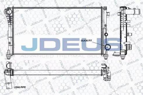 Jdeus RA0111310 - Радиатор, охлаждение двигателя autospares.lv