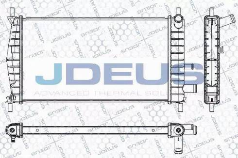 Jdeus RA0120961 - Радиатор, охлаждение двигателя autospares.lv