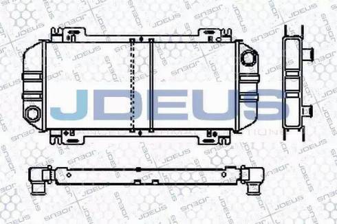 Jdeus RA0120420 - Радиатор, охлаждение двигателя autospares.lv