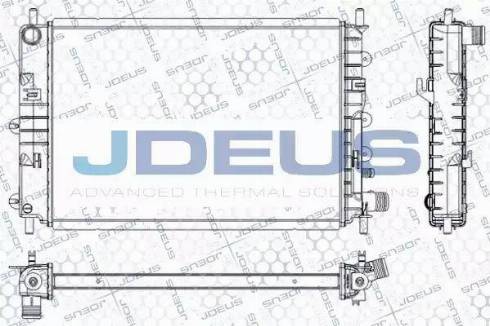 Jdeus RA0120560 - Радиатор, охлаждение двигателя autospares.lv