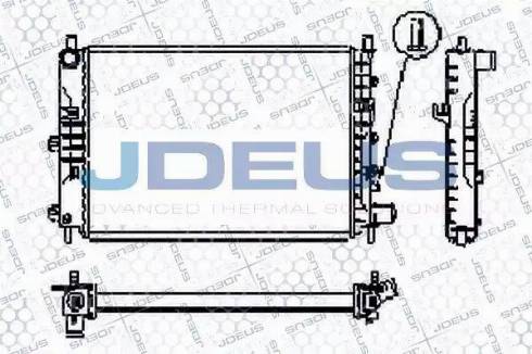 Jdeus RA0120561 - Радиатор, охлаждение двигателя autospares.lv