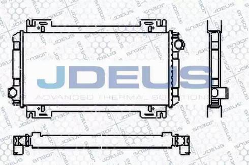 Jdeus RA0120060 - Радиатор, охлаждение двигателя autospares.lv