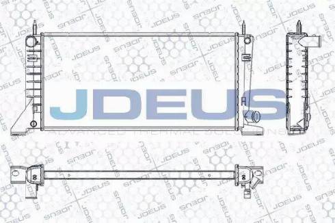 Jdeus RA0120110 - Радиатор, охлаждение двигателя autospares.lv