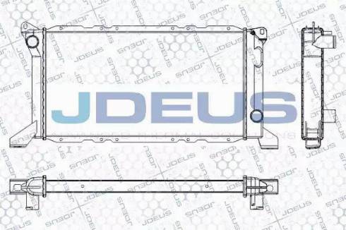 Jdeus RA0120830 - Радиатор, охлаждение двигателя autospares.lv