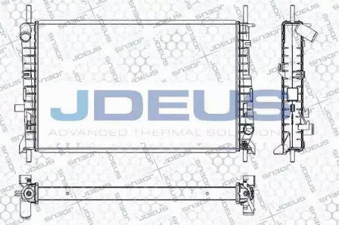 Jdeus RA0120870 - Радиатор, охлаждение двигателя autospares.lv