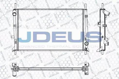 Jdeus RA0120751 - Радиатор, охлаждение двигателя autospares.lv