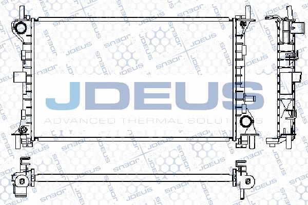 Jdeus RA0121050 - Радиатор, охлаждение двигателя autospares.lv