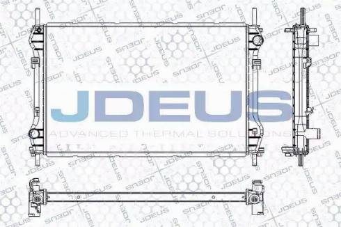 Jdeus RA0121010 - Радиатор, охлаждение двигателя autospares.lv