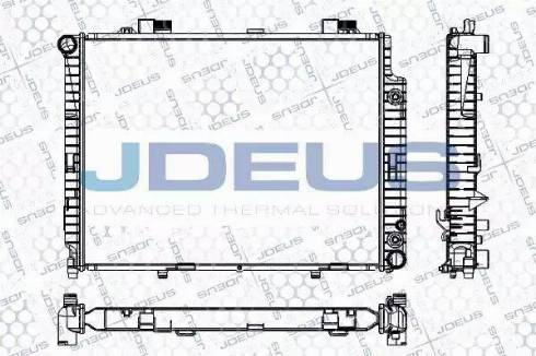 Jdeus RA0170910 - Радиатор, охлаждение двигателя autospares.lv