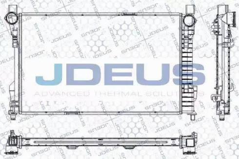 Jdeus RA0170570 - Радиатор, охлаждение двигателя autospares.lv