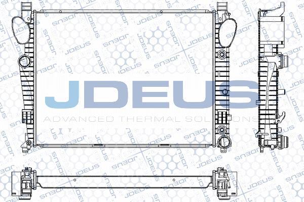 Jdeus RA0170690 - Радиатор, охлаждение двигателя autospares.lv