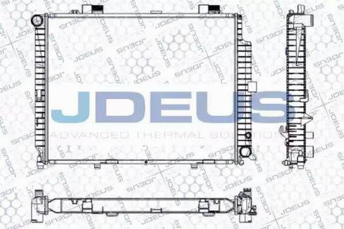 Jdeus RA0170640 - Радиатор, охлаждение двигателя autospares.lv