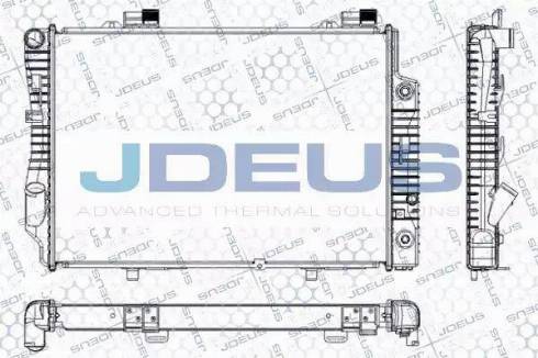Jdeus RA0170600 - Радиатор, охлаждение двигателя autospares.lv