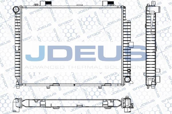Jdeus RA0170630 - Радиатор, охлаждение двигателя autospares.lv