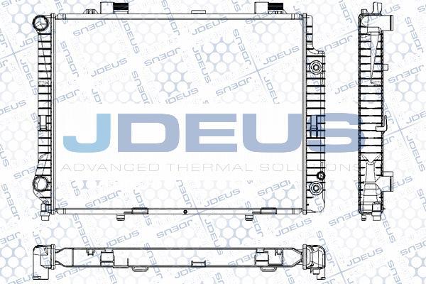 Jdeus RA0170670 - Радиатор, охлаждение двигателя autospares.lv