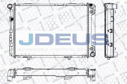 Jdeus RA0170090 - Радиатор, охлаждение двигателя autospares.lv