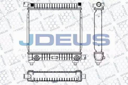 Jdeus RA0170140 - Радиатор, охлаждение двигателя autospares.lv