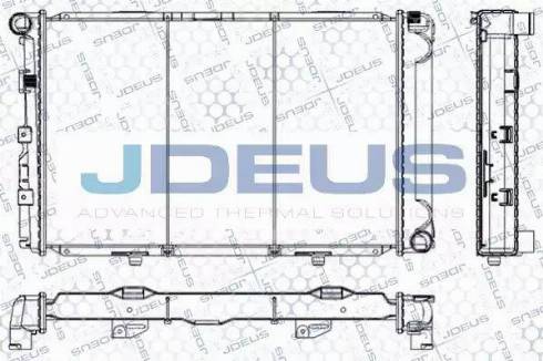 Jdeus RA0170180 - Радиатор, охлаждение двигателя autospares.lv