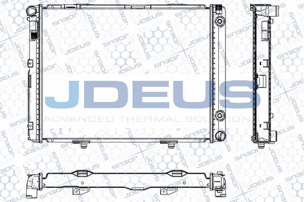 Jdeus RA0170120 - Радиатор, охлаждение двигателя autospares.lv