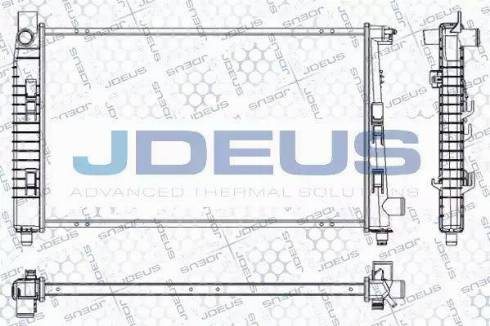 Jdeus RA0170850 - Радиатор, охлаждение двигателя autospares.lv