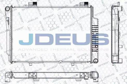 Jdeus RA0170360 - Радиатор, охлаждение двигателя autospares.lv
