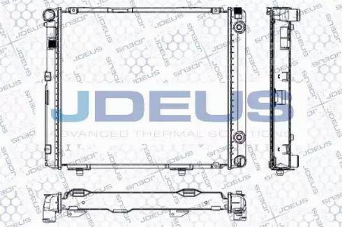 Jdeus RA0170290 - Радиатор, охлаждение двигателя autospares.lv