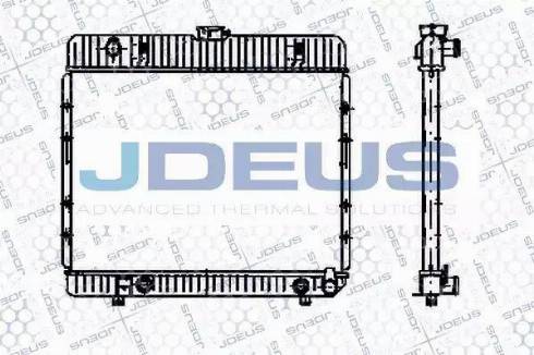 Jdeus RA0170260 - Радиатор, охлаждение двигателя autospares.lv