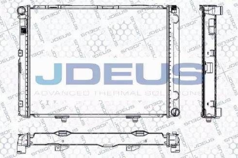 Jdeus RA0170210 - Радиатор, охлаждение двигателя autospares.lv