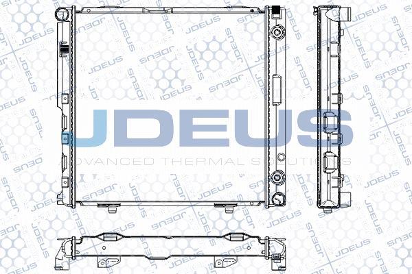 Jdeus RA0170230 - Радиатор, охлаждение двигателя autospares.lv