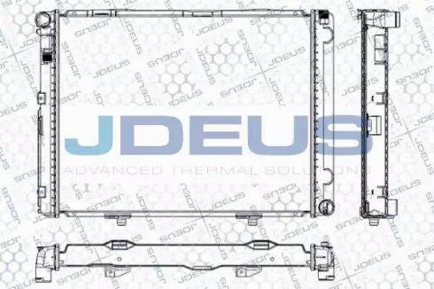 Jdeus RA0170220 - Радиатор, охлаждение двигателя autospares.lv