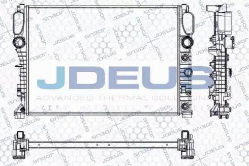 Jdeus RA0170730 - Радиатор, охлаждение двигателя autospares.lv