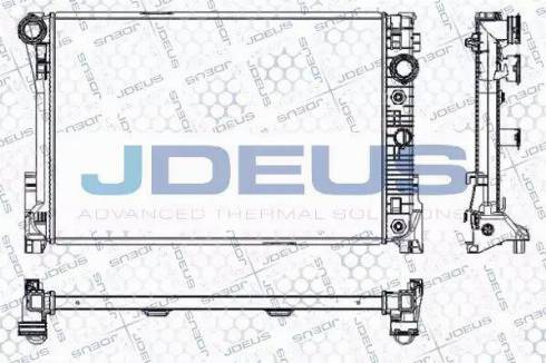 Jdeus RA0171000 - Радиатор, охлаждение двигателя autospares.lv